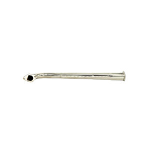 Header Pipe, Rascal GT, Center Exit Trumpet, 196/212/225, Chrome